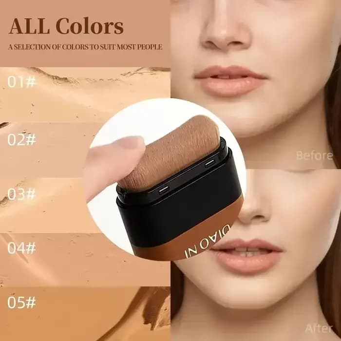 Bâton de fond de teint en velours humide
