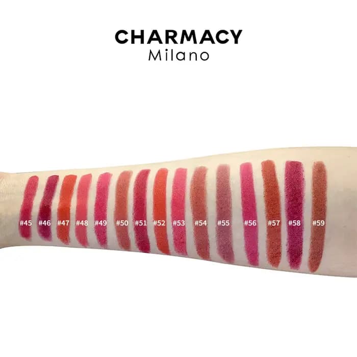 CHARMACY mat Durable facile à porter rouge à lèvres naturel mat