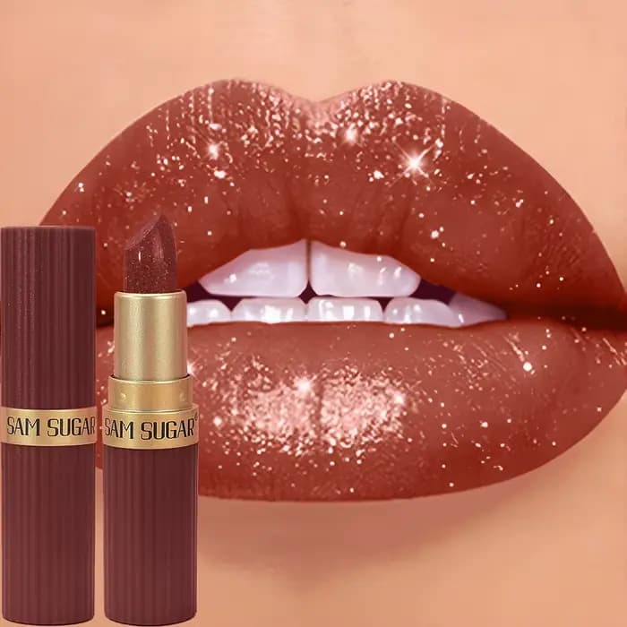 Rouge à lèvres à paillettes diamant