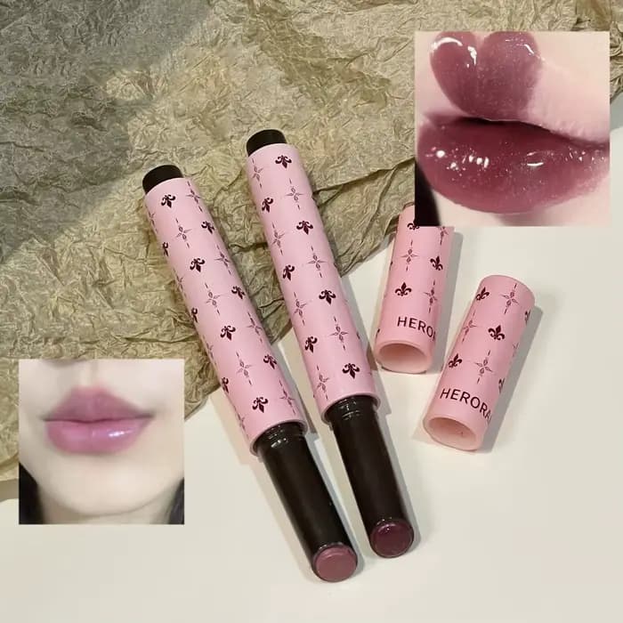 Stylo à gelée pour les lèvres scintillant violet mûrier