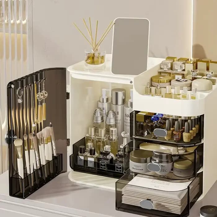 Boîte de rangement de cosmétiques