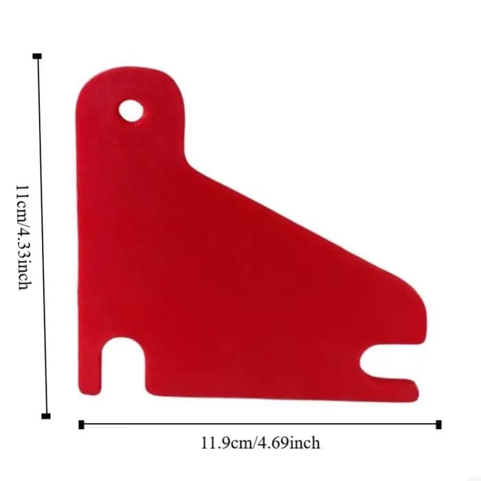 Serrure de porte de véhicule de loisirs de couleur rouge, identification facile, solution pratique, serrure d'entrée, conception sécurisée, serrure de sécurité
