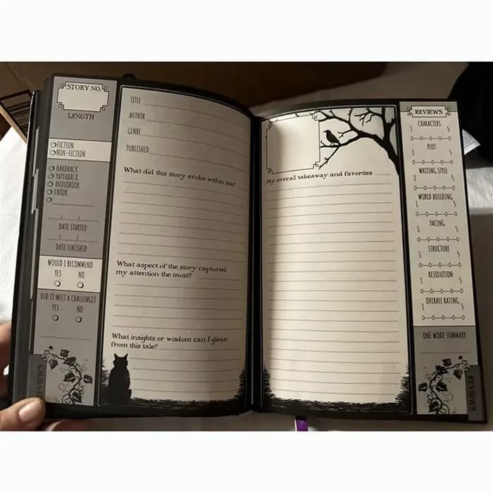 【A29I-Vente】Journals d'attente pour le Journal de nuit, inspiré gothique, journalisation pour la lecture