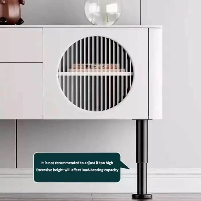 Support de poutre de lit télescopique réglable, pied de meuble en plastique renforcé, pied de canapé, Support de charge inférieur