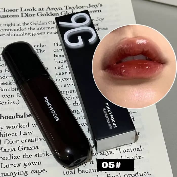 Vernis à lèvres miroir rouge marron