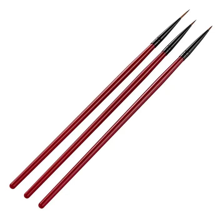 Pinceau de peinture pour Nail Art, 3 pièces/ensemble, stylo à dessin de ligne à fines rayures, pointes de Gel UV, outil de manucure de conception française 5/7/11mm