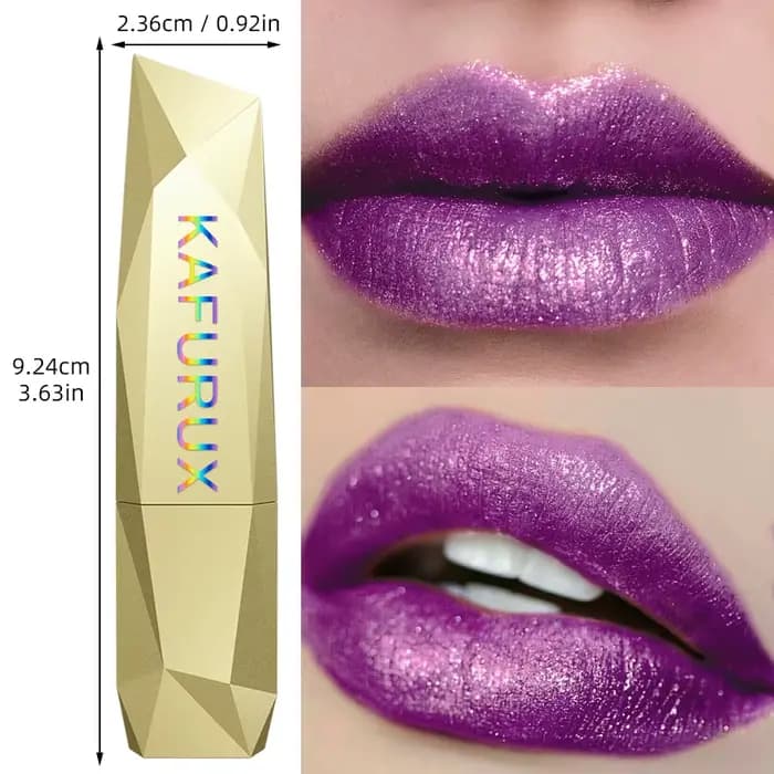 Teinte à lèvres diamant scintillant violet