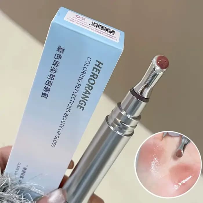 Gloss à lèvres effet miroir HERORANGE
