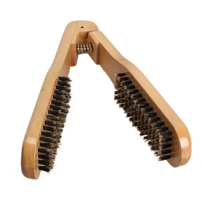 Lisseur de cheveux peigne de coiffure pince à lisser brosse crinière Double face coiffure repassage attelle de coiffure droite
