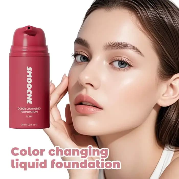 Fond de teint hydratant quotidien de 30 ml qui change de couleur