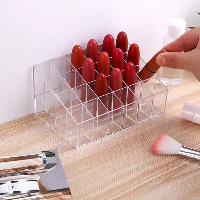 Boîte de Rangement Acrylique pour Rouge à Lèvres et Verhéritage à Ongles