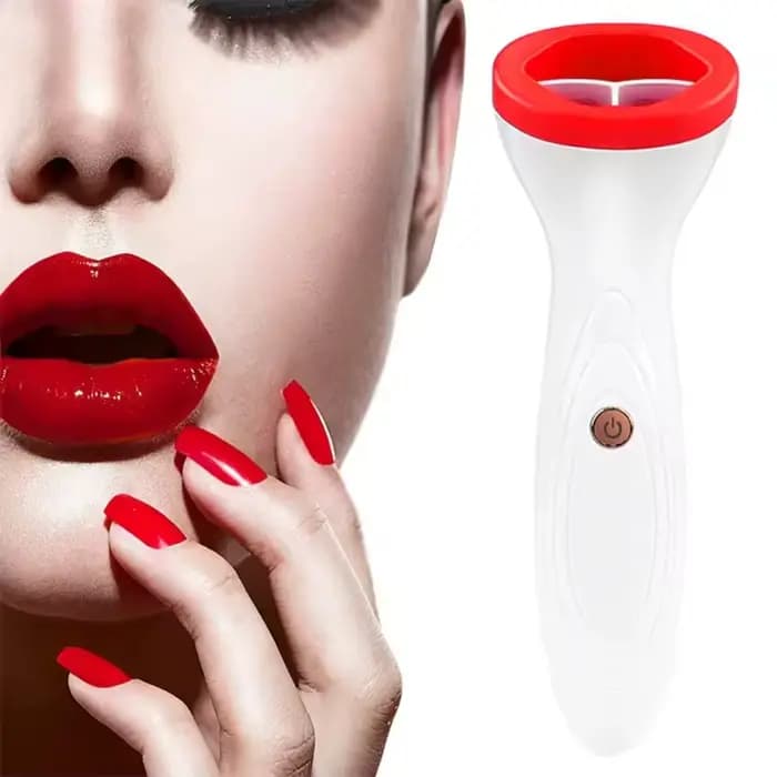 Pompe à lèvres électronique en silicone vibrant