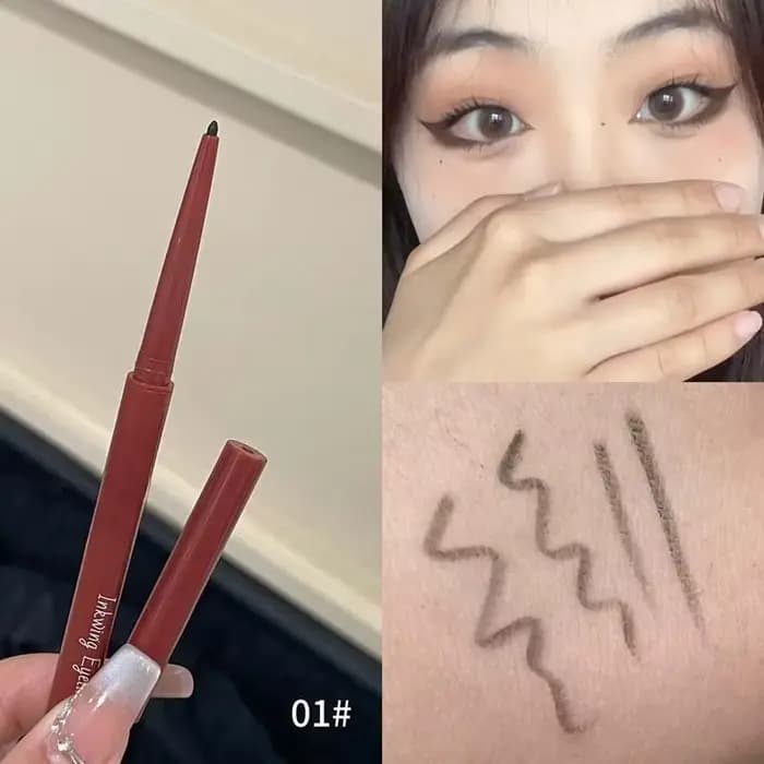 Crayon Eyeliner Gel Ultra-fin rose marron sous les yeux