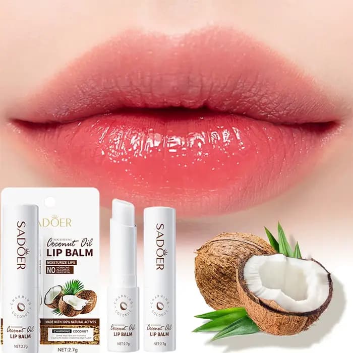 Baume à lèvres en noix de coco