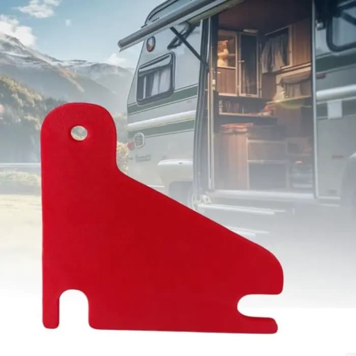 Serrure de porte de véhicule de loisirs de couleur rouge, identification facile, solution pratique, serrure d'entrée, conception sécurisée, serrure de sécurité