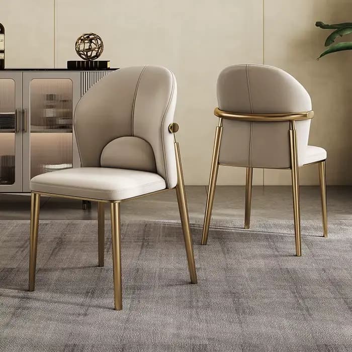 Chaises de salle à manger relaxantes pour la cuisine, design moderne, confortables, minimalistes, chaise de salle à manger de luxe, élégante, meubles de salle à manger