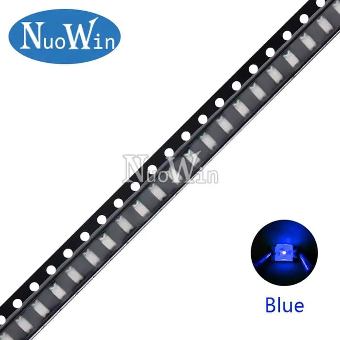 Diode électroluminescente RVB, LED SMD 100, blanc, rouge, bleu, jaune, vert, orange, blanc chaud, rose, violet, 1206 pièces par lot