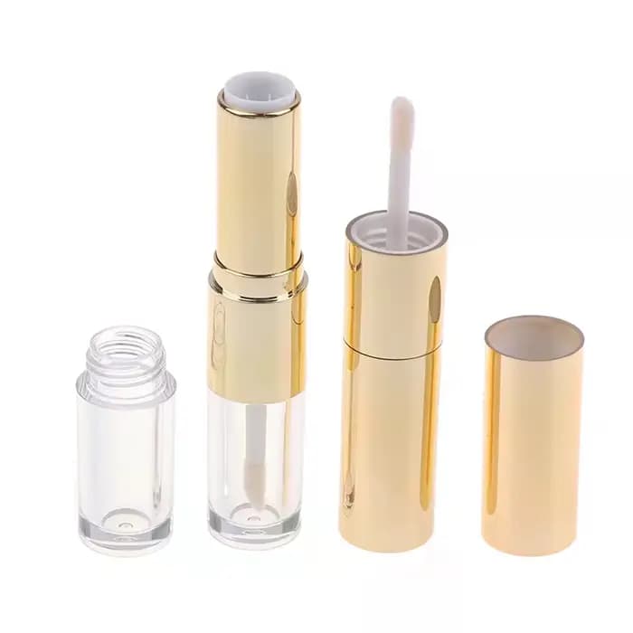 Tube de brillant à lèvres transparent vide à Double extrémité de 2.5ml