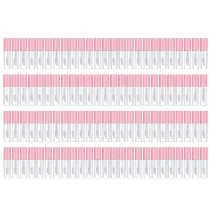 50/100/200 pièces 1.2ML Tube de brillant à lèvres vide bouteilles rechargeables en plastique récipient de rouge