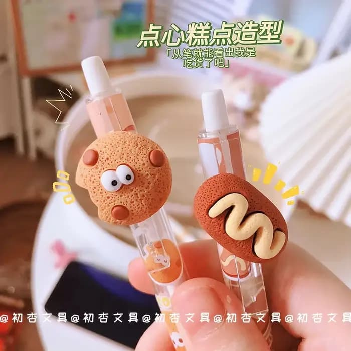 Kawaii biscuit 0.5mm crayons automatiques étudiants fournitures scolaires mignon papeterie crayon mécanique pour dessin crayons de croquis