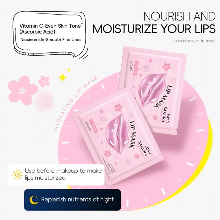 LAIKOU 5/10 pièces masque à lèvres soin