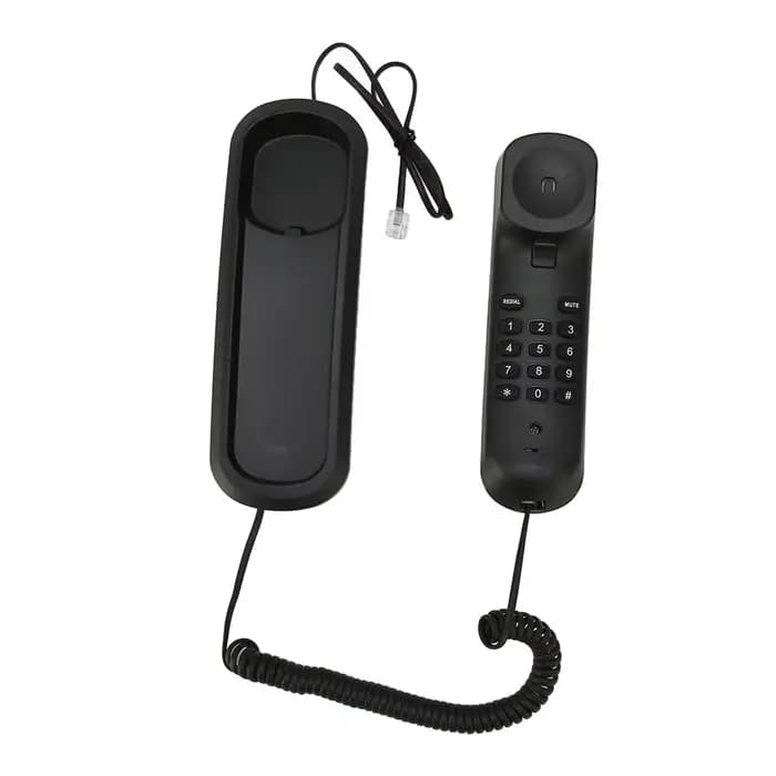 Téléphone fixe filaire rétro silencieux, adapté aux maisons, hôtels, écoles et bureaux