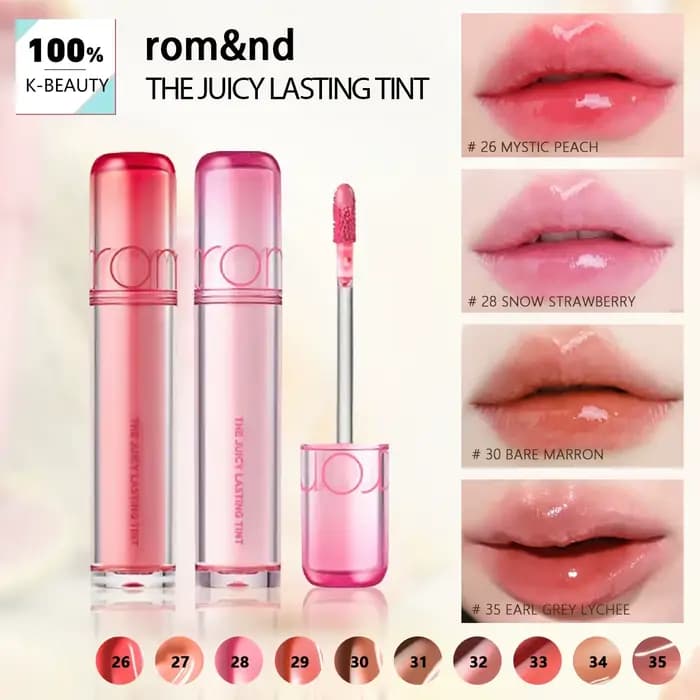 Rom&nd THE JUICY LASTING TINT - 10 Teintes