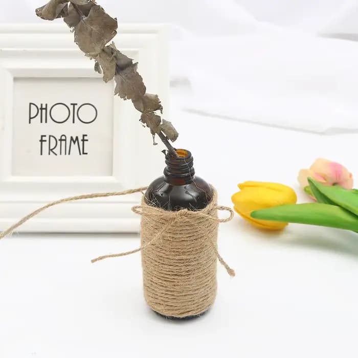 Cordon en jute naturel, ficelle de chanvre, corde de lin pour emballage de cadeaux de mariage, bricolage, scrapbooking, fleuristes, artisanat, décoration