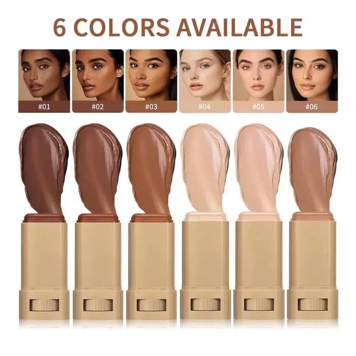 Bâton de fond de teint teinté pour la peau