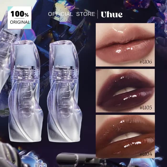 Uhue – vernis à lèvres miroir brillant à eau
