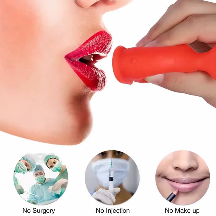 Lèvres pulpeuses en silicone pour femmes