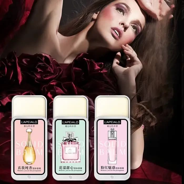 Baume solide parfumé aux phéromones pour femme