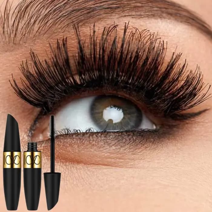 Mascara en fibres épais bouclés