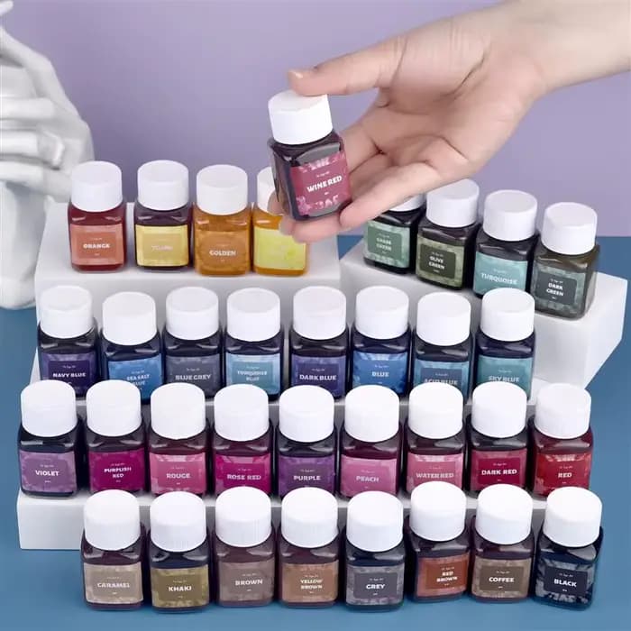 30ml poudre colorant tissu colorants Textile teinture vêtement cravate teinture coton Nylon multifonctionnel Pigment pour la rénovation de vêtements anciens