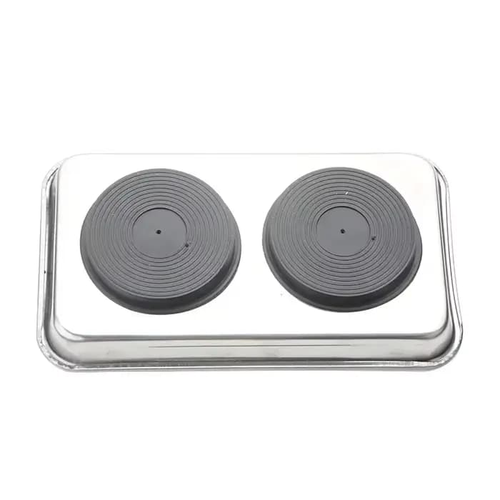 Bol magnétique rond/carré, durable avec plateau de pièces magnétique en acier inoxydable pour un accès facile et une prévention de la perte de pièces