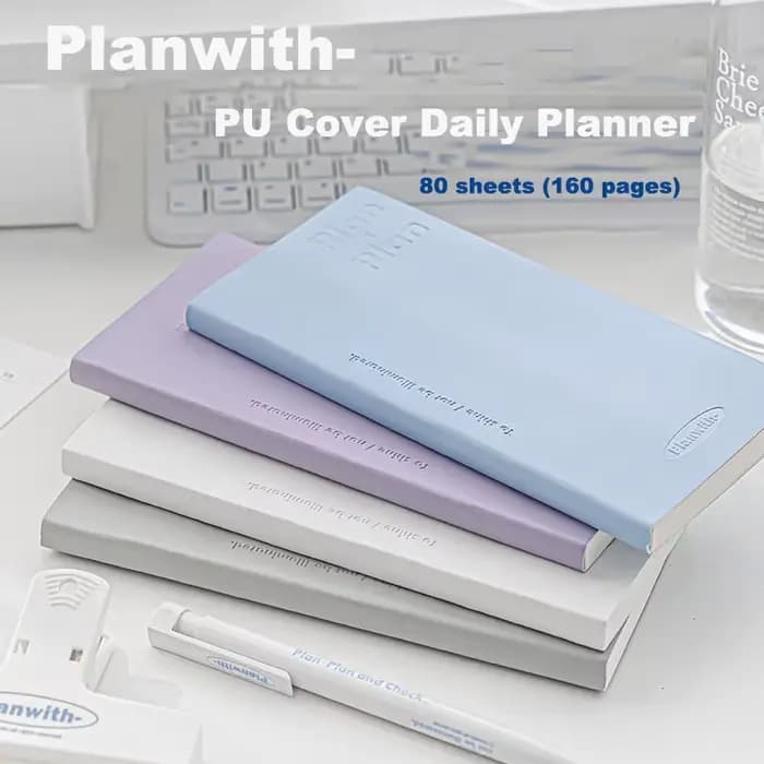 Planwith To Do List Bloc-notes sans daté pour planificateur quotidien, bloc-notes pour organisateur de liste de contrôle des tâches pour le travail et l'étude avec autocollants ABC