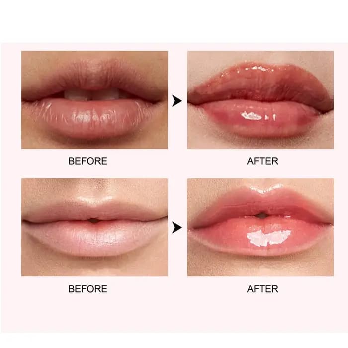 HANDAYAN 6 couleurs lèvres plus dodues brillant hydratant miel huile rehausseur Transparent