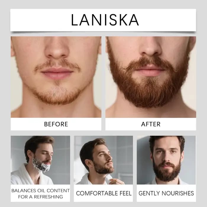 Baume à barbe pour hommes, soins pour le visage et les cheveux, cire de croissance, épaississement, hydratant, nourrissant, crème adoucissante professionnelle pour barbe