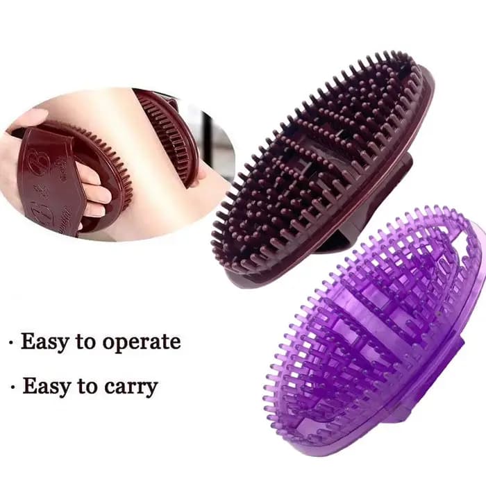 Brosse de Massage corporel méridiens, Relaxation du corps, amincissante, réduit la Cellulite, pour le dos et les jambes, brosse méridienne portative