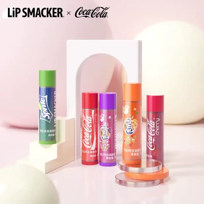 Smacker X CoCa Cola, lot de 5 baumes à lèvres