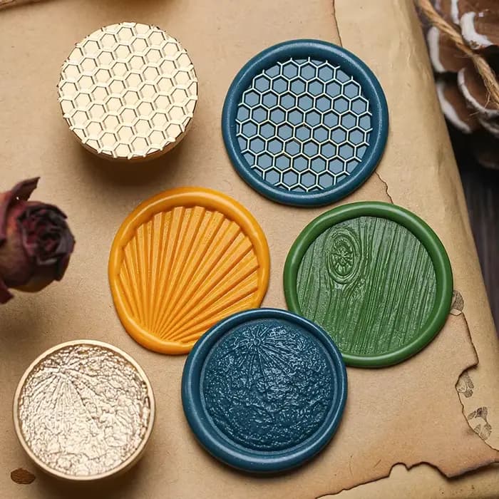 Timbre de sceau d'avertissement de la série Bergame, tête de timbre d'avertissement de bancs rétro, scrapbooking de bricolage, enveloppe d'invitation, cadeaux d'artisanat
