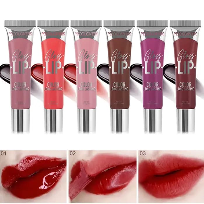 1PC Gloss à lèvres mat - Teinte à lèvres longue durée