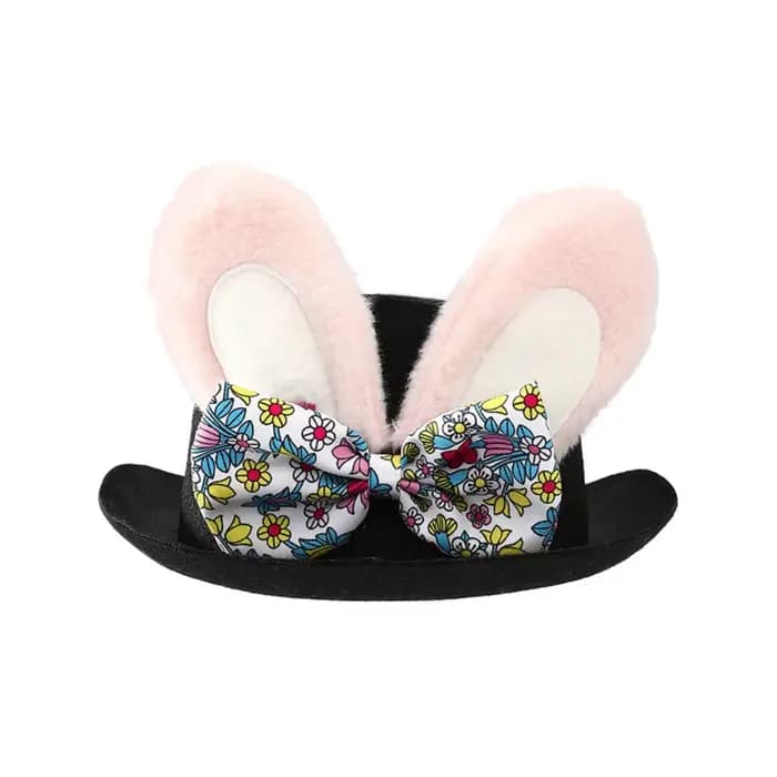 Accessoire Chapeau de Pâques noir pour déguisement, jeu de rôle, accessoire photo, cosplay, spectacle sur scène, accessoire photo pour chapeau haut de forme