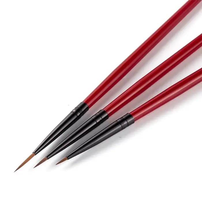 Pinceau de peinture pour Nail Art, 3 pièces/ensemble, stylo à dessin de ligne à fines rayures, pointes de Gel UV, outil de manucure de conception française 5/7/11mm