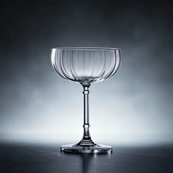 Verre à cocktail à pieds hauts rayé Inmeet, verre à champagne, tasse en verre à vin rouge, tasse de dégustation domestique de haute qualité