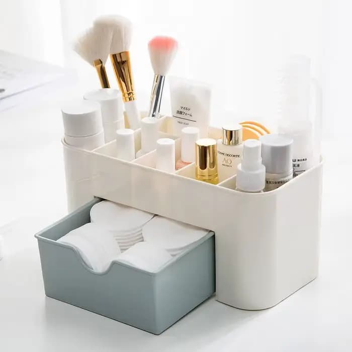 Boîte de rangement en plastique acrylique pour maquillage