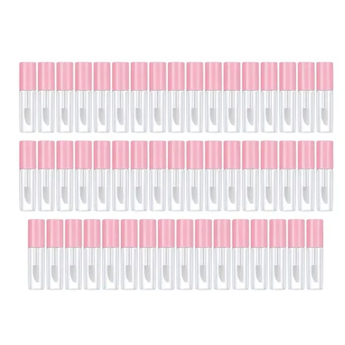 50/100/200 pièces 1.2ML Tube de brillant à lèvres vide bouteilles rechargeables en plastique récipient de rouge
