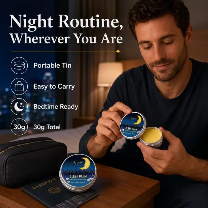 Baume de Nuit Apaisant 30g à la Lavande et à la Camomille – Arôme Relaxant