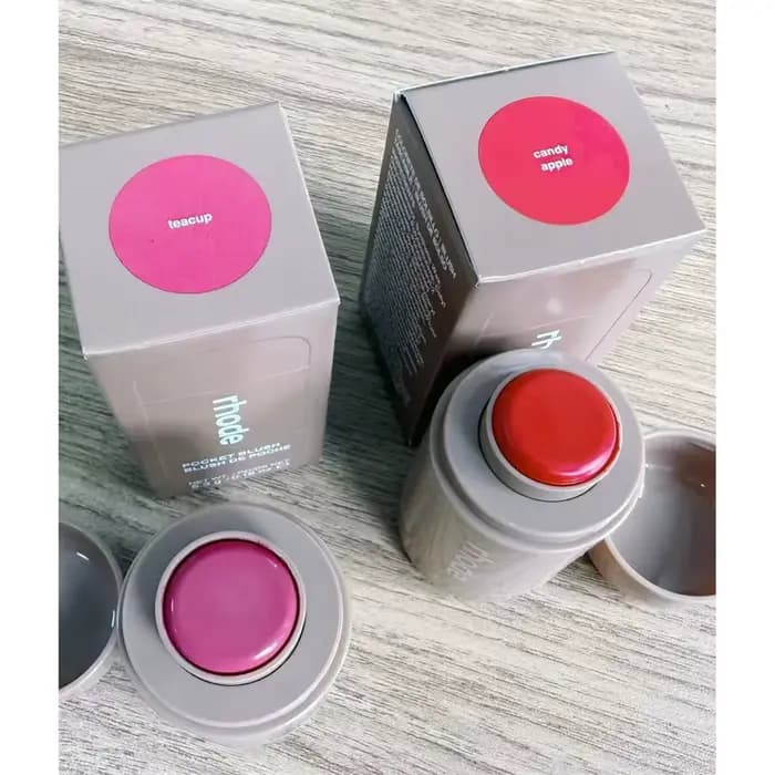 Rhode Pocket Blush LIP Stick Lip Cheek New Candy Apple Teacup Hydrating