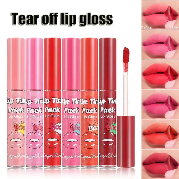 Peel Off Rose rouge brillant à lèvres contour